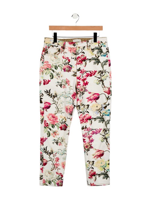 Etro High-Rise Straight Leg Jeans