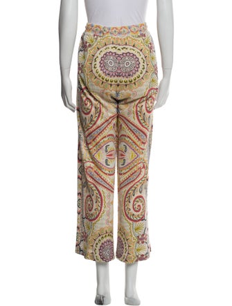 Etro Paisley Print Wide Leg Pants