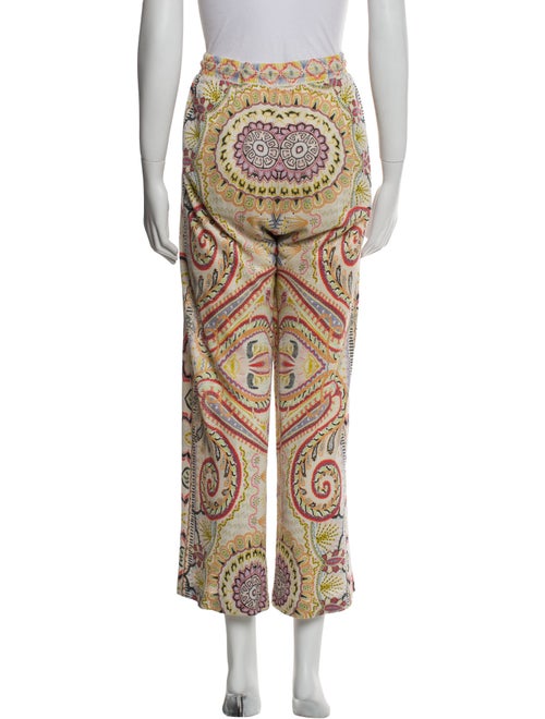 Etro Paisley Print Wide Leg Pants