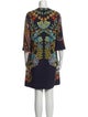 Etro Printed Knee-Length Dress