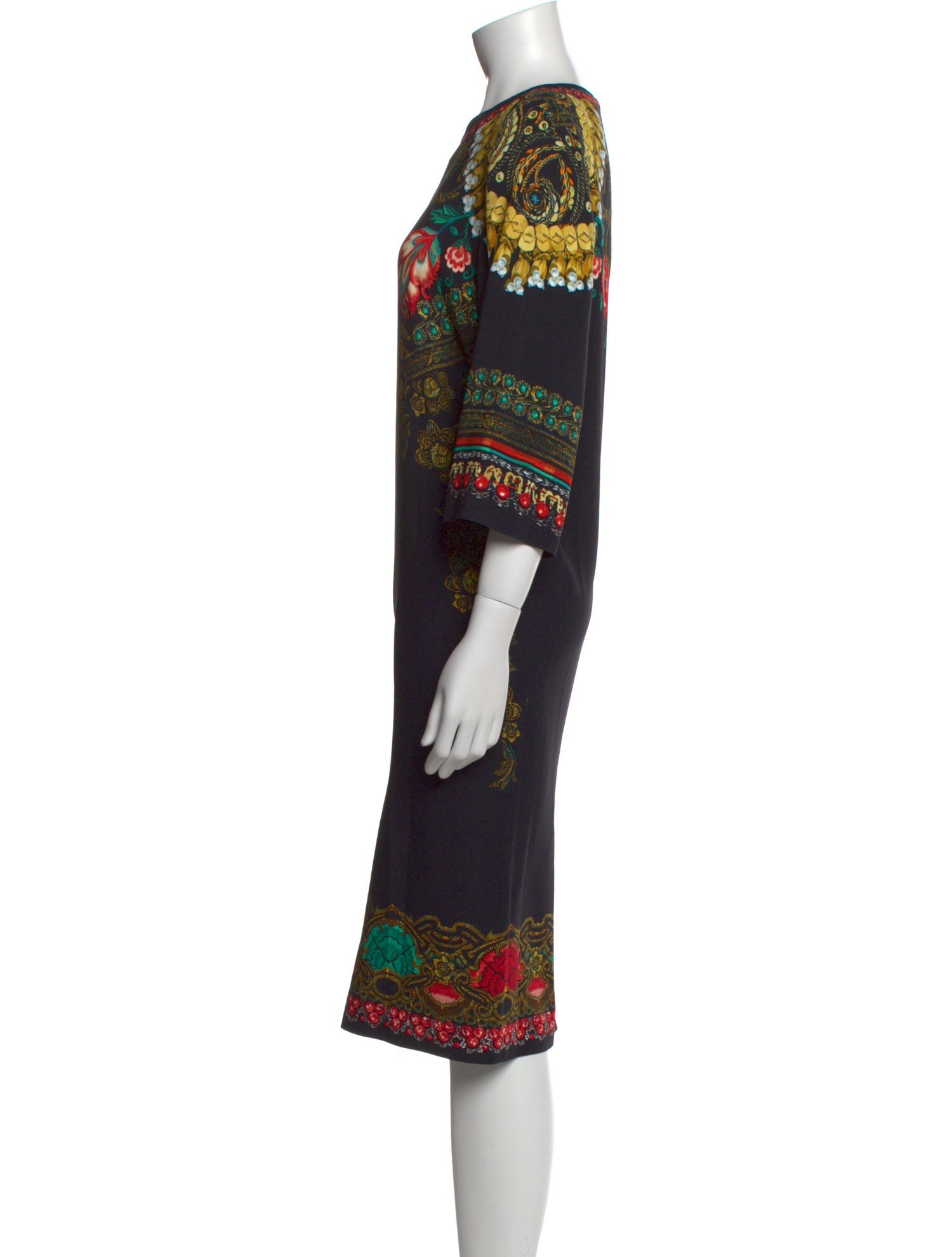 Etro Printed Midi Length Dress w/ Tags