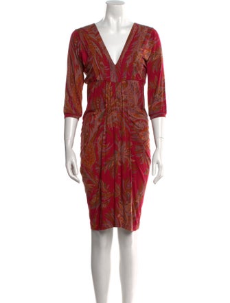 Etro Printed Mini Dress
