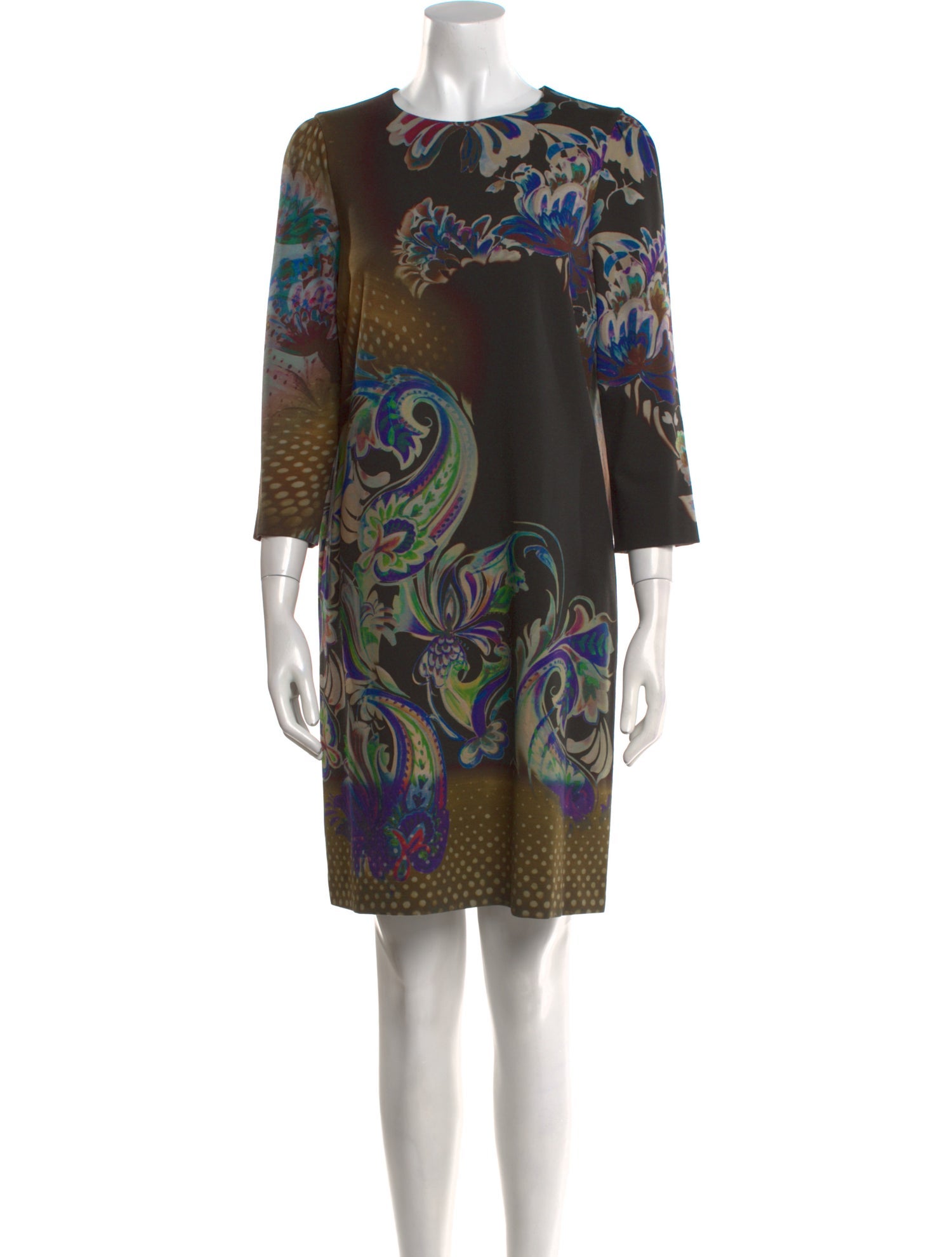 Etro Printed Knee-Length Dress
