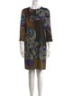Etro Printed Knee-Length Dress