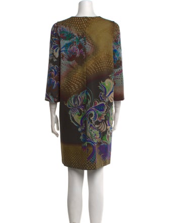 Etro Printed Knee-Length Dress