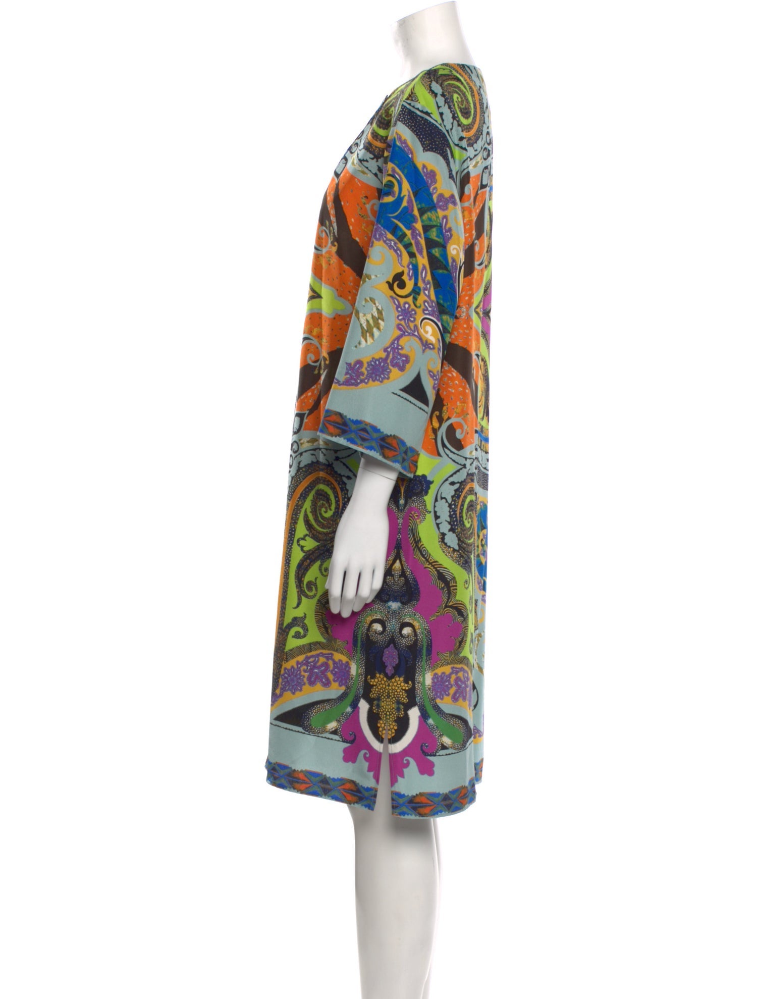 Etro Paisley Print Knee-Length Dress