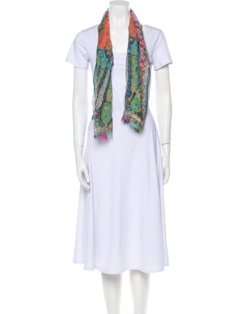 Etro Silk Paisley Print Scarf