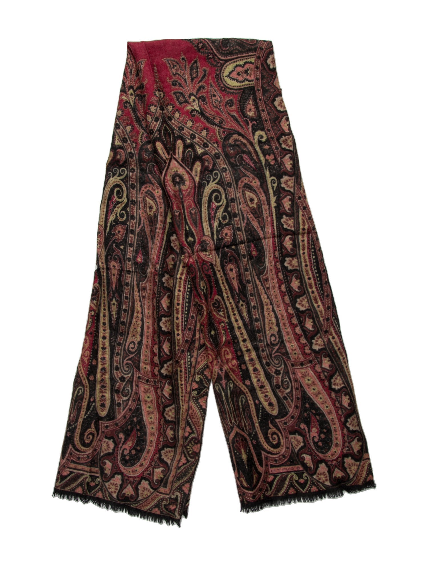 Etro Silk Paisley Print Bandeau