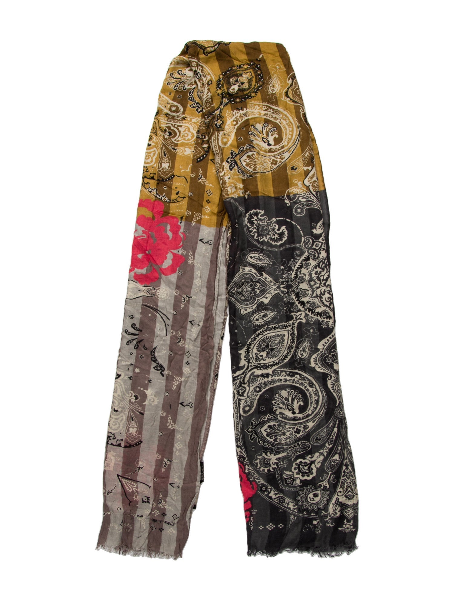 Etro Paisley Print Scarf