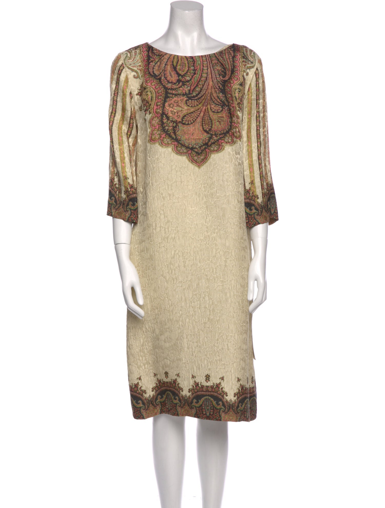 Etro Paisley Print Midi Length Dress w/ Tags