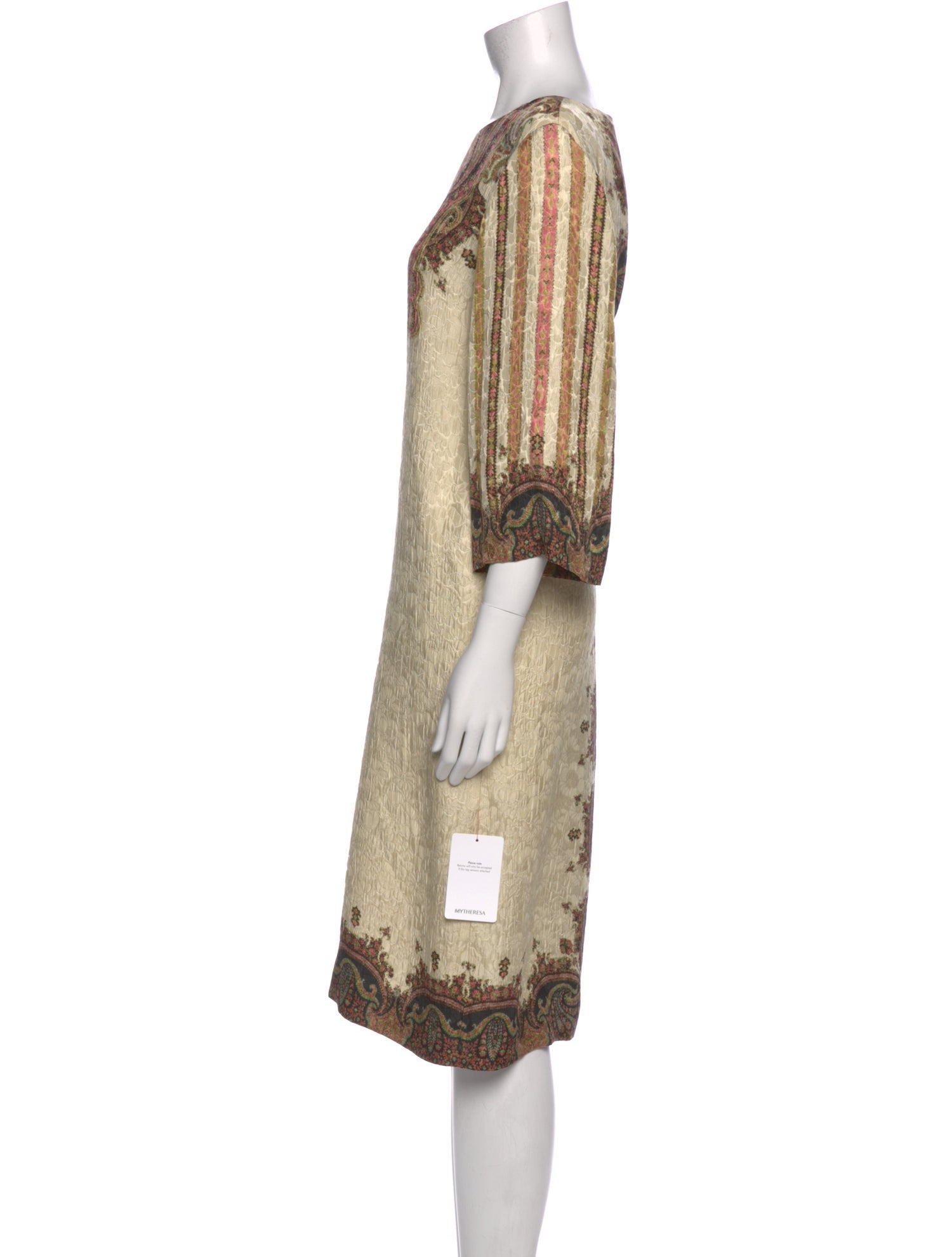 Etro Paisley Print Midi Length Dress w/ Tags