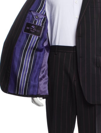 Etro Wool Striped Two-Piece Blazer