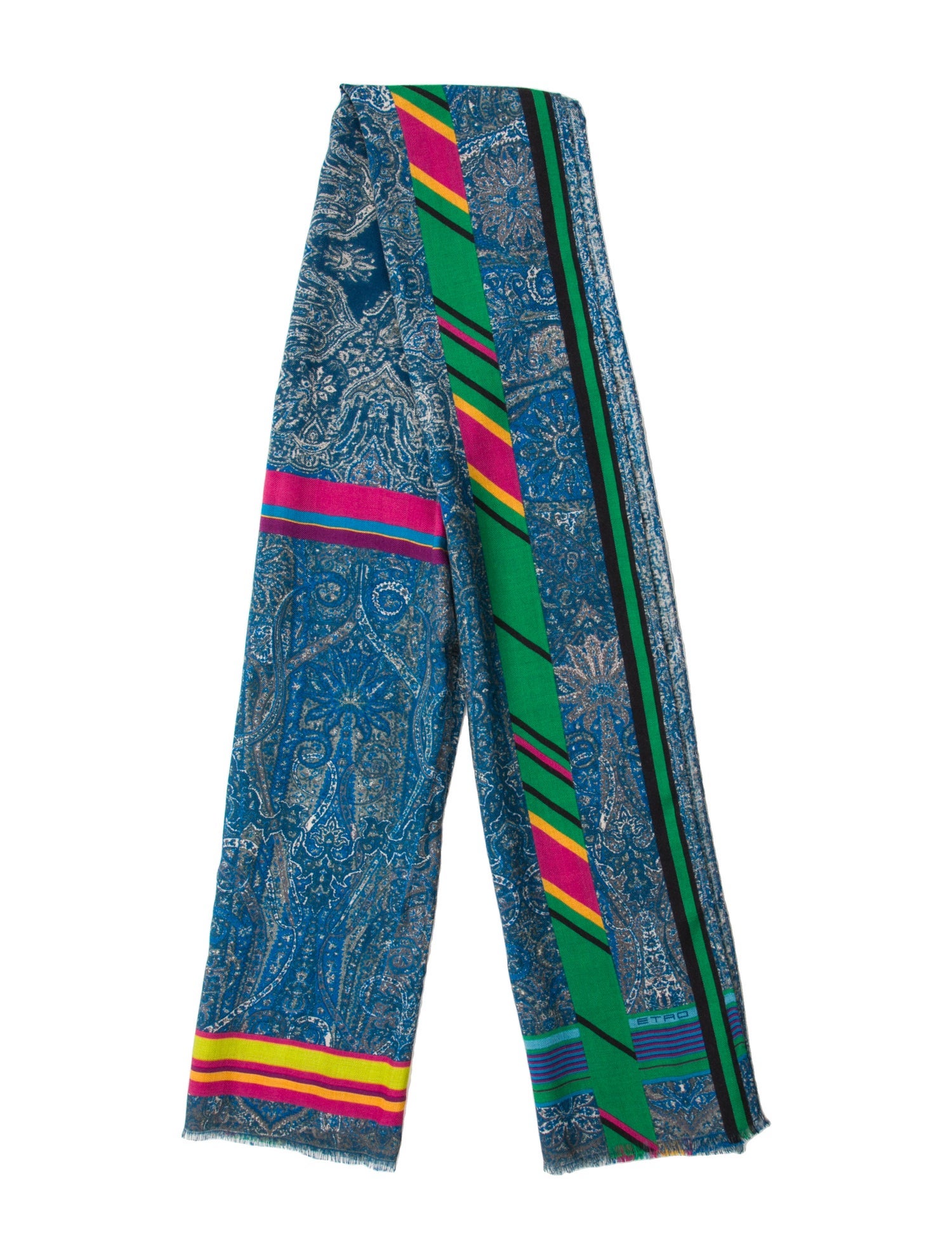 Etro Wool Printed Scarf