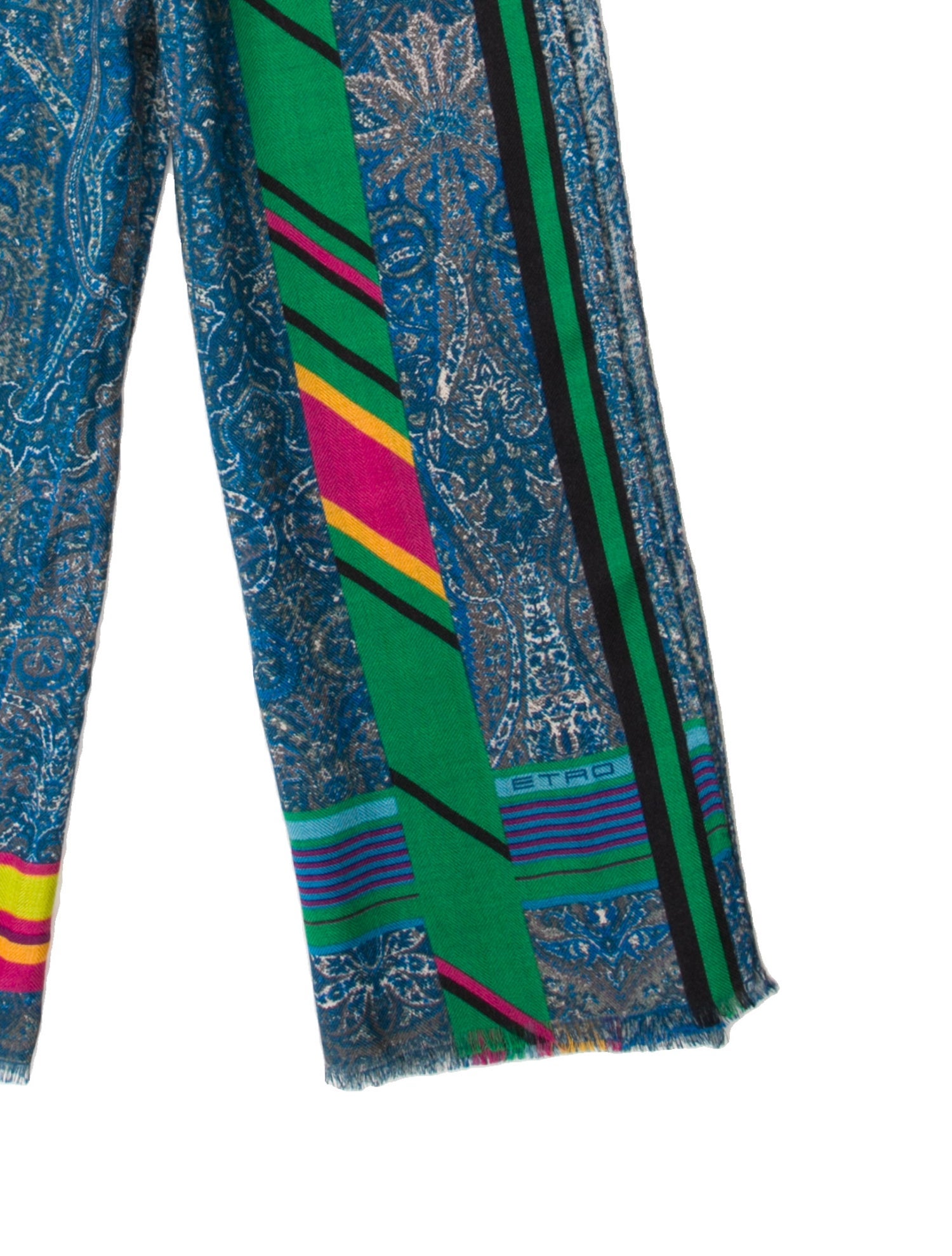 Etro Wool Printed Scarf