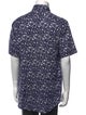 Etro Floral Print Short Sleeve Shirt