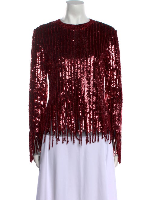 Etro Crew Neck Long Sleeve Blouse