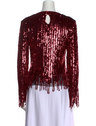 Etro Crew Neck Long Sleeve Blouse