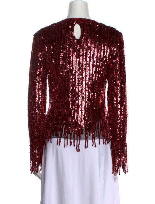 Etro Crew Neck Long Sleeve Blouse