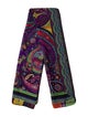 Etro Wool Paisley Print Scarf