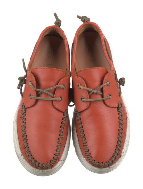 Etro Leather Printed Sneakers