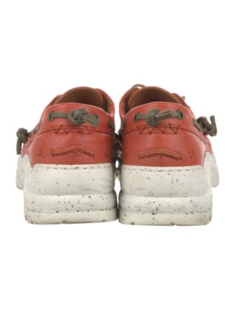 Etro Leather Printed Sneakers