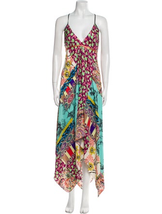 Etro Printed Long Dress