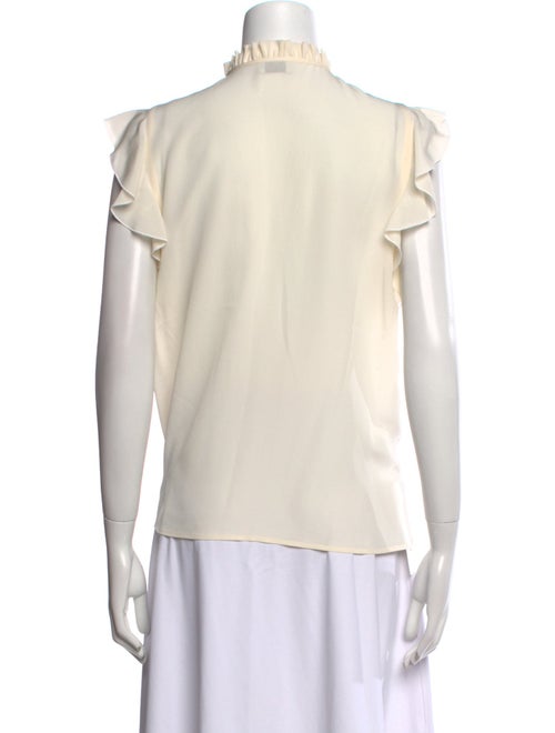 Etro Silk Mock Neck Blouse