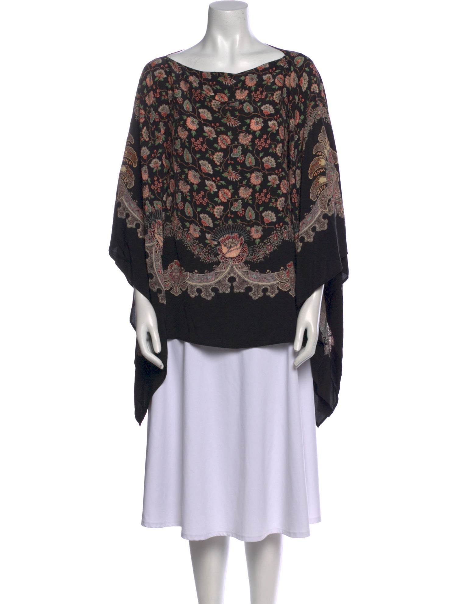 Etro Silk Floral Print Tunic