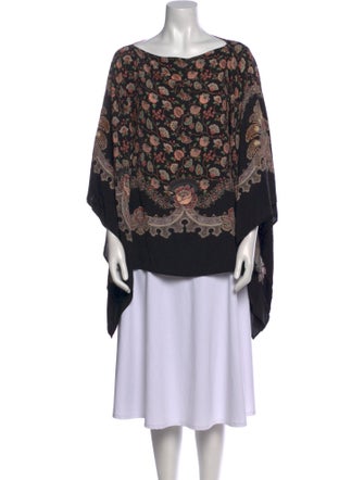 Etro Silk Floral Print Tunic