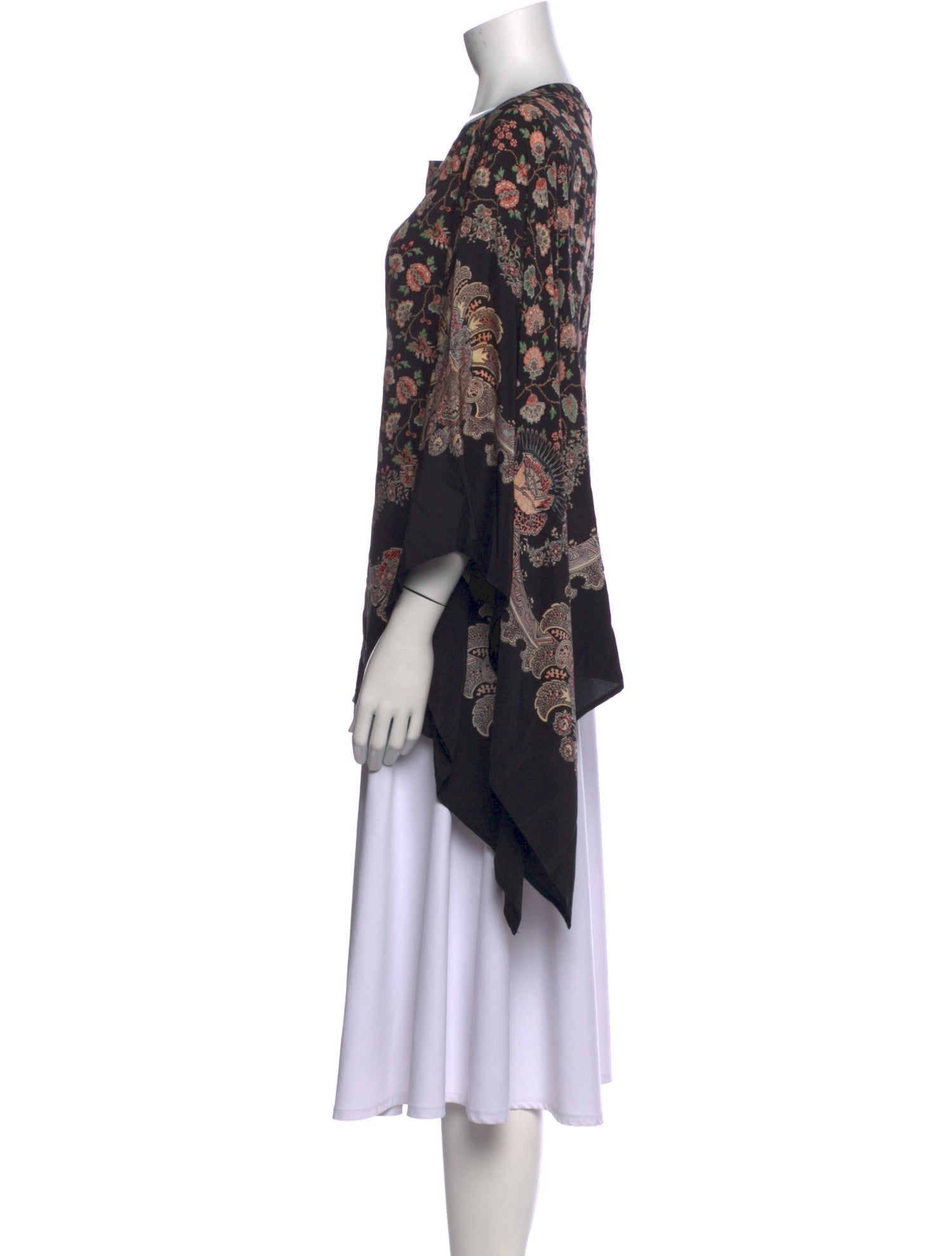 Etro Silk Floral Print Tunic