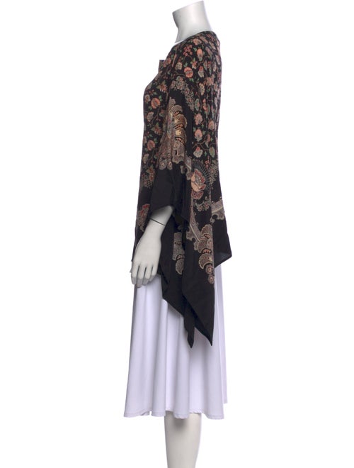 Etro Silk Floral Print Tunic