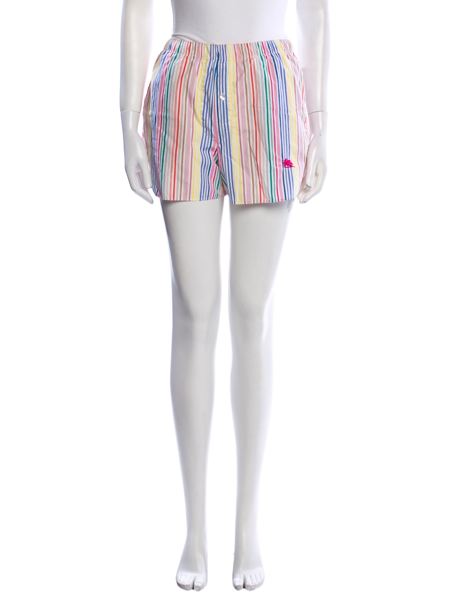 Etro Striped Mini Shorts