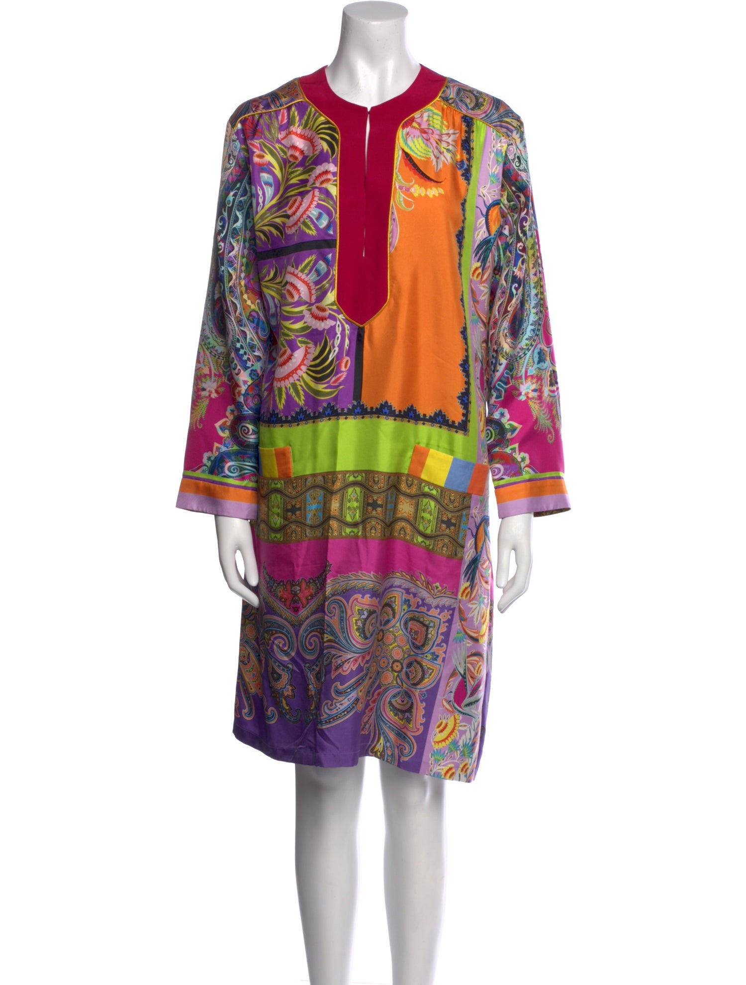 Etro Silk Knee-Length Dress