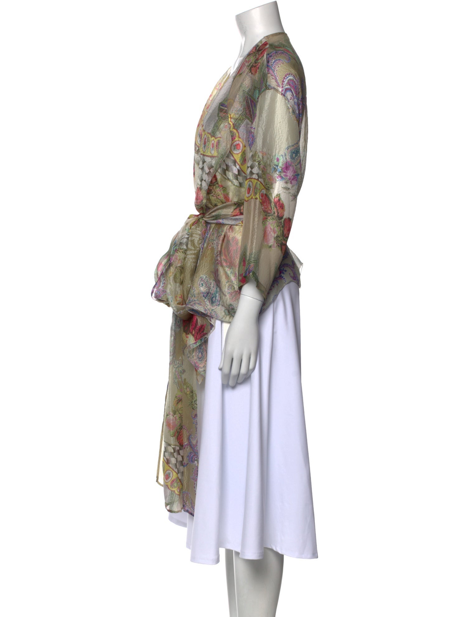 Etro Silk Floral Print Tunic