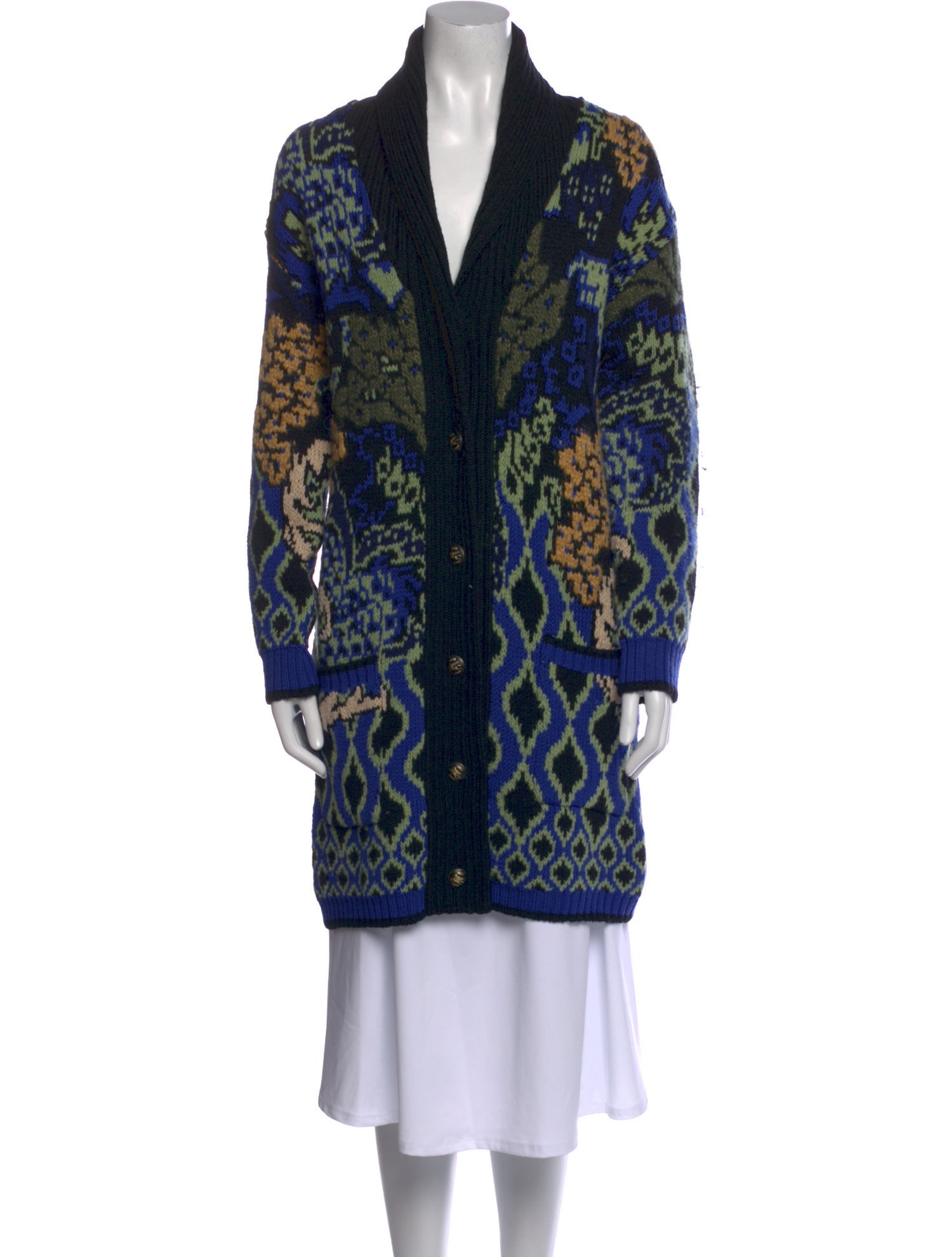 Etro Wool Printed Sweater