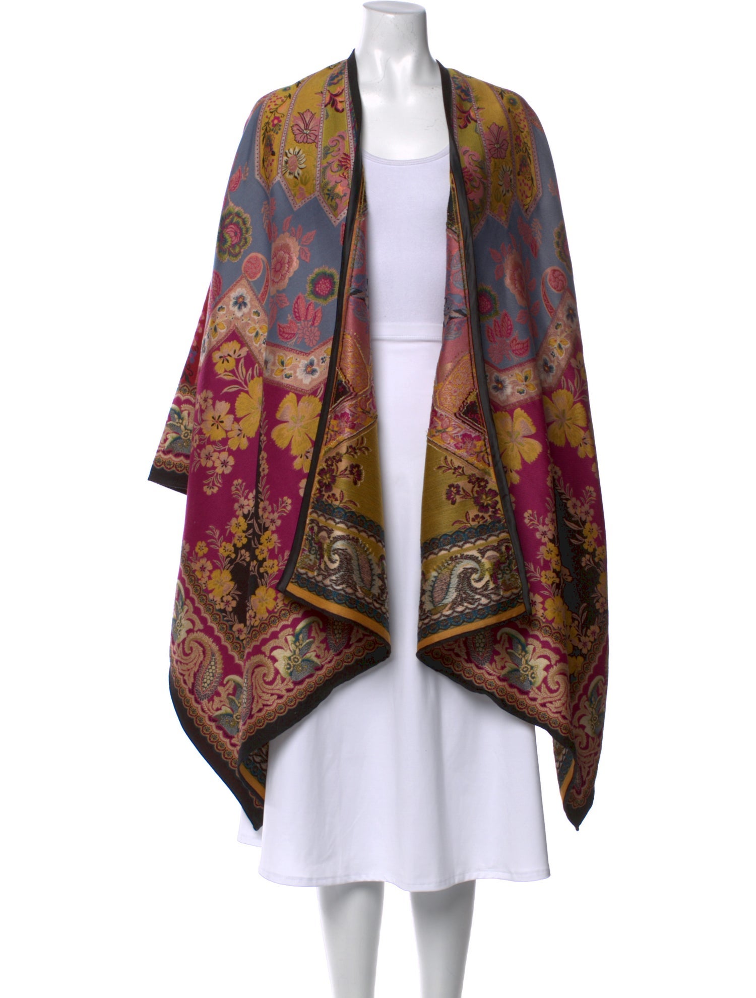 Etro Wool Floral Print Sweater