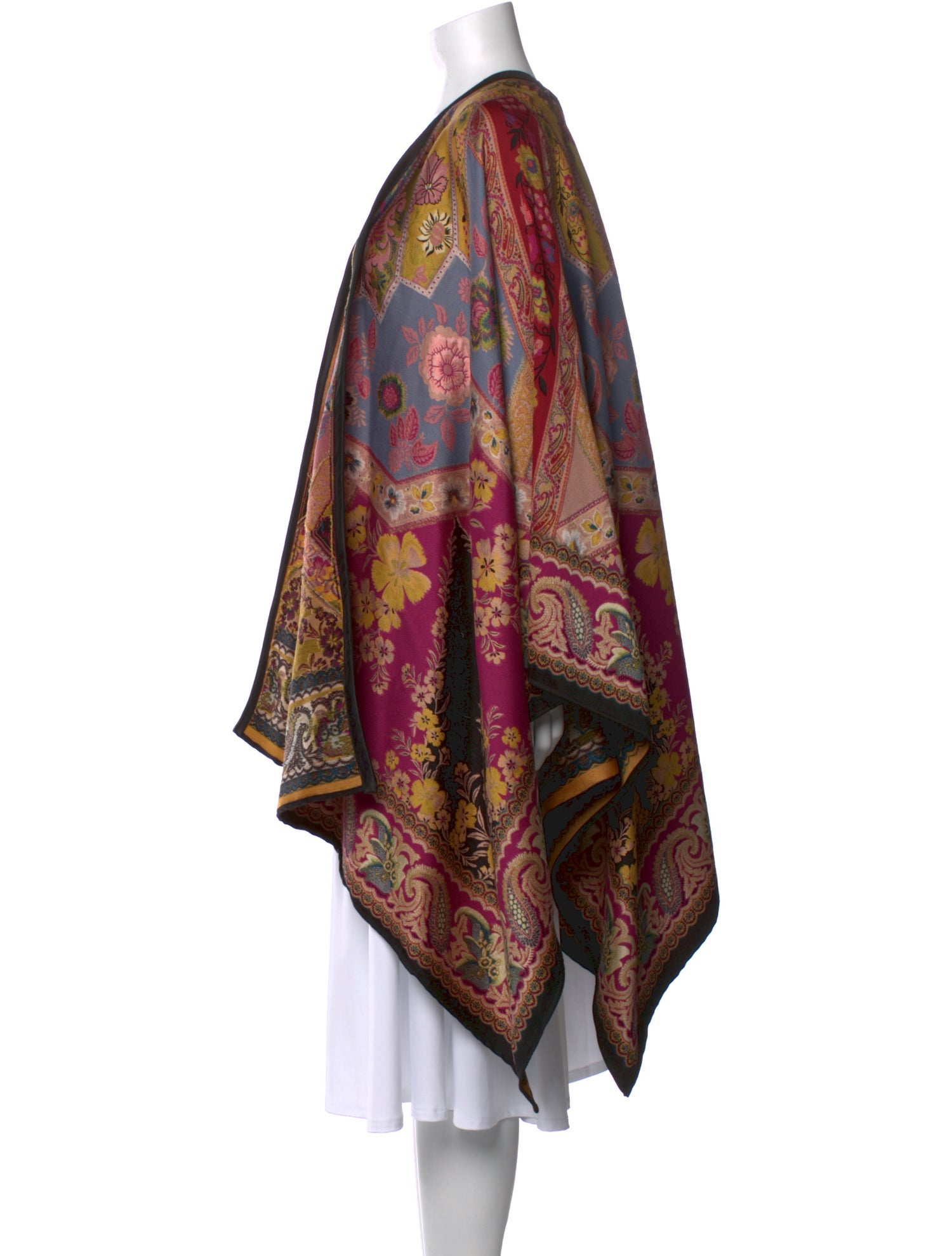 Etro Wool Floral Print Sweater