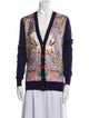 Etro Printed V-Neck Sweater