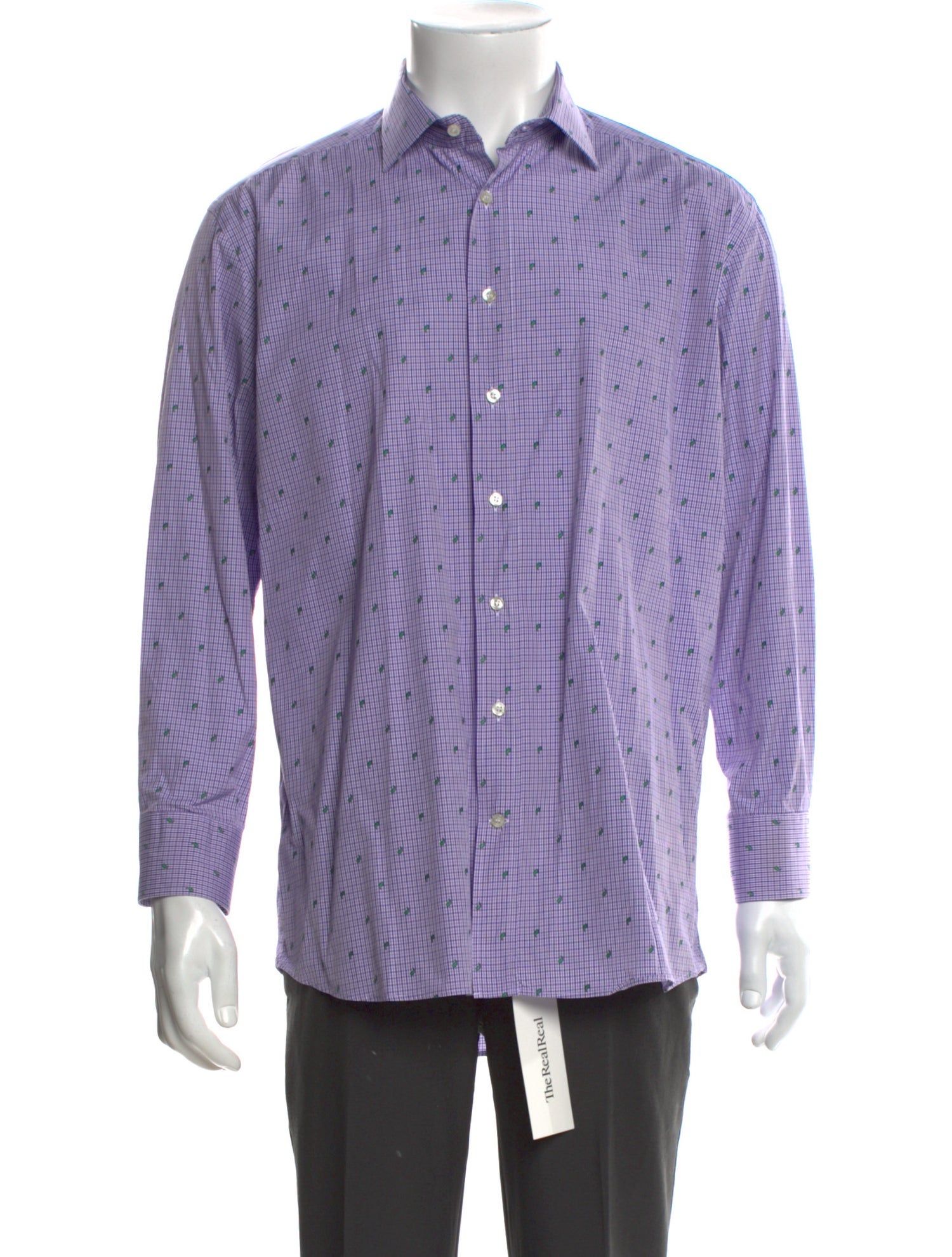 Etro Printed Long Sleeve Dress Shirt