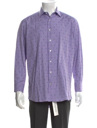 Etro Printed Long Sleeve Dress Shirt