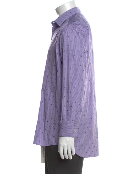 Etro Printed Long Sleeve Dress Shirt