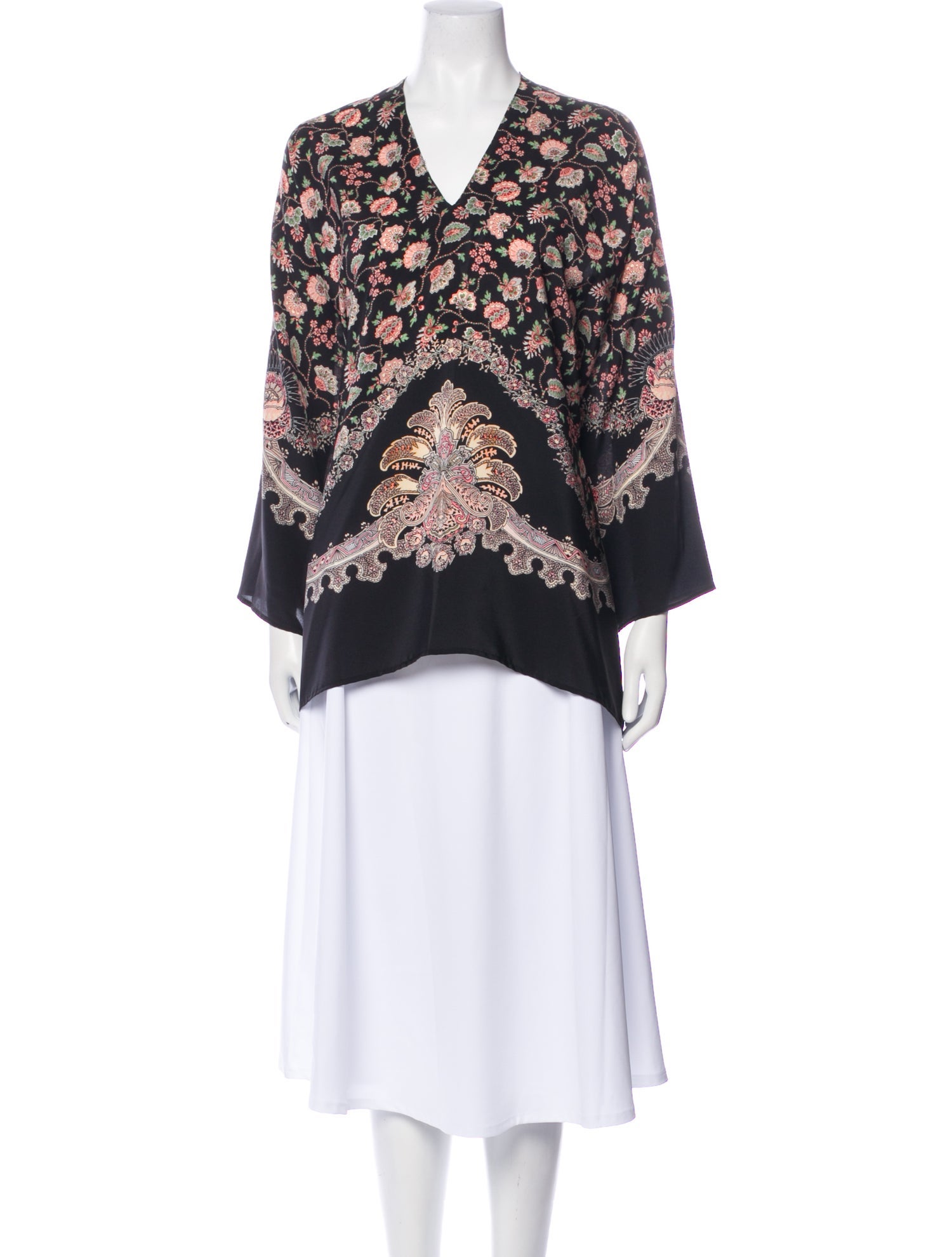 Etro Silk Printed Tunic w/ Tags