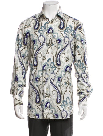 Etro Paisley Print Long Sleeve Shirt