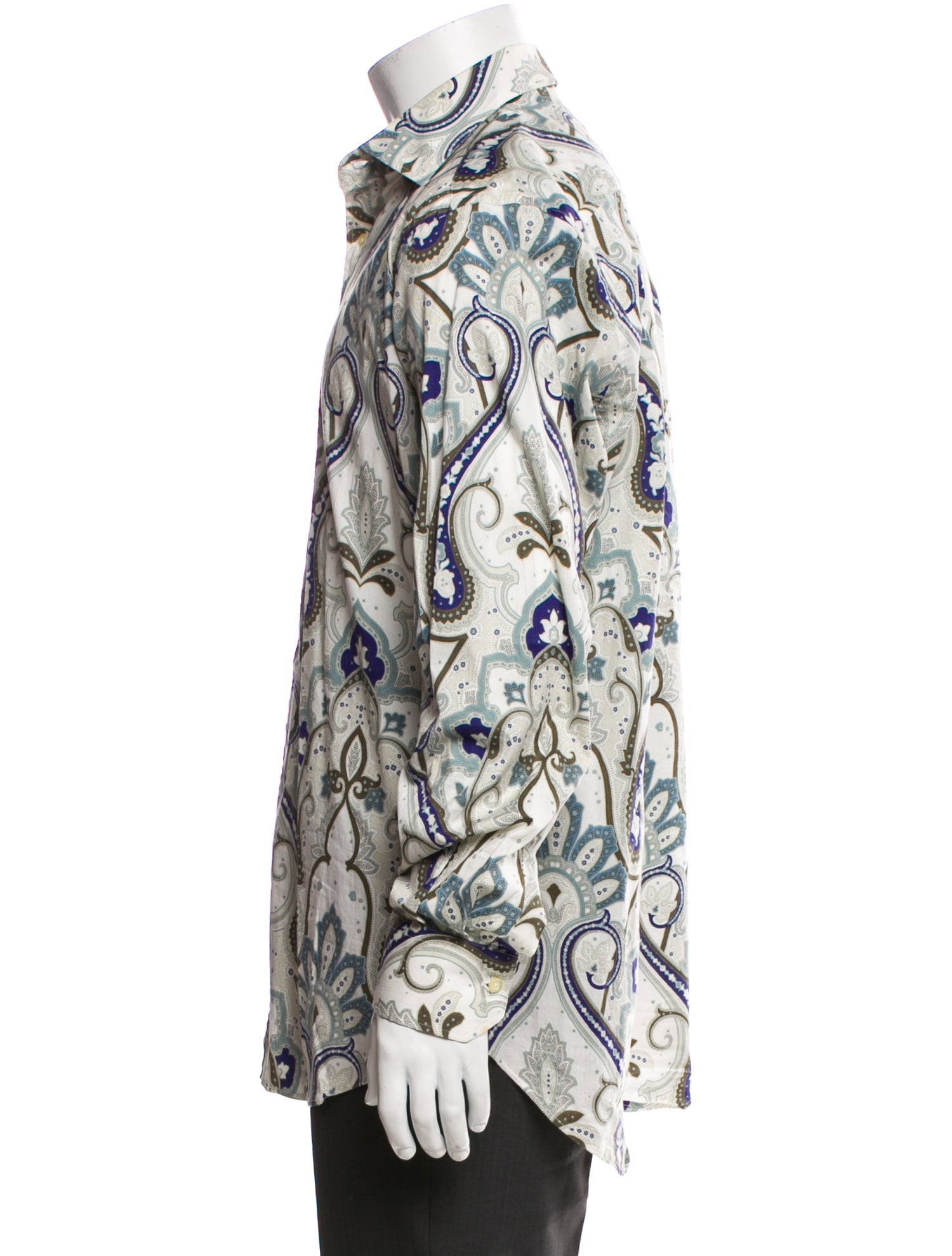 Etro Paisley Print Long Sleeve Shirt
