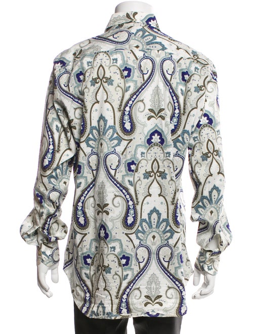 Etro Paisley Print Long Sleeve Shirt