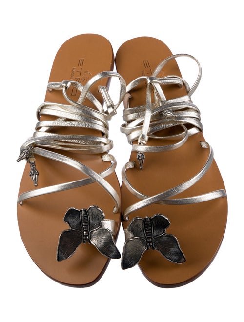 Etro Leather Gladiator Sandals