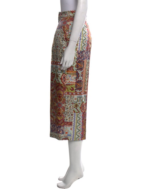 Etro Floral Print Wide Leg Pants