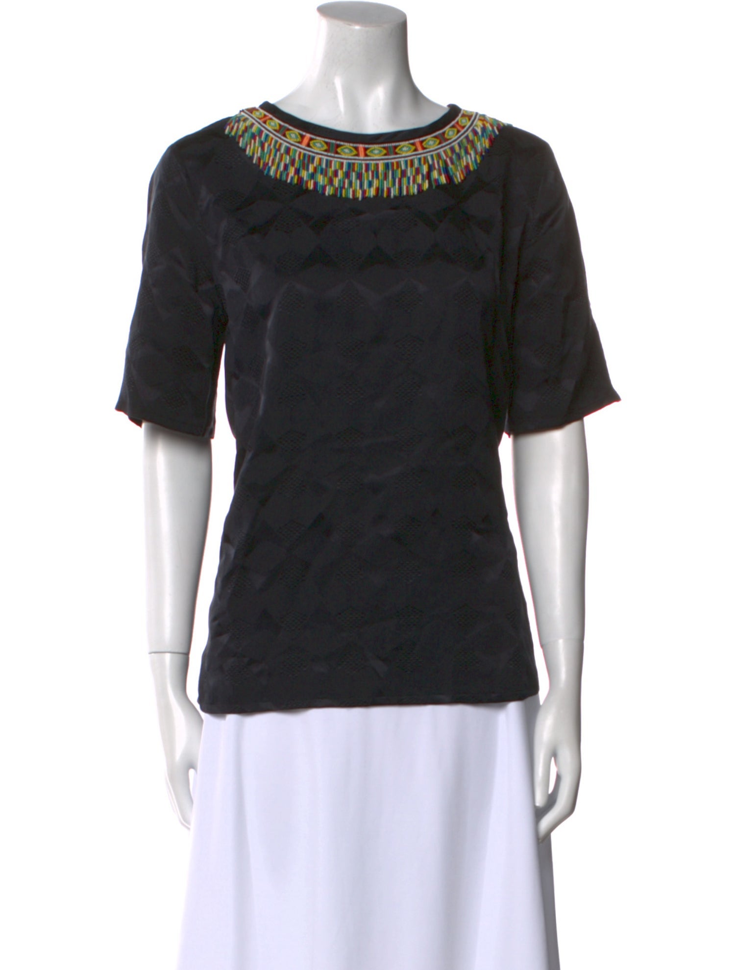 Etro Scoop Neck Short Sleeve T-Shirt