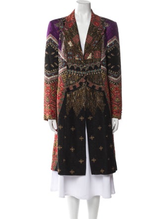 Etro Silk Printed Coat