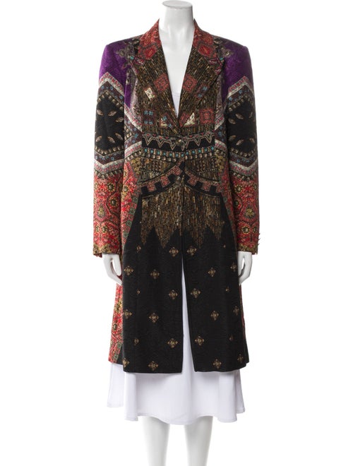 Etro Silk Printed Coat